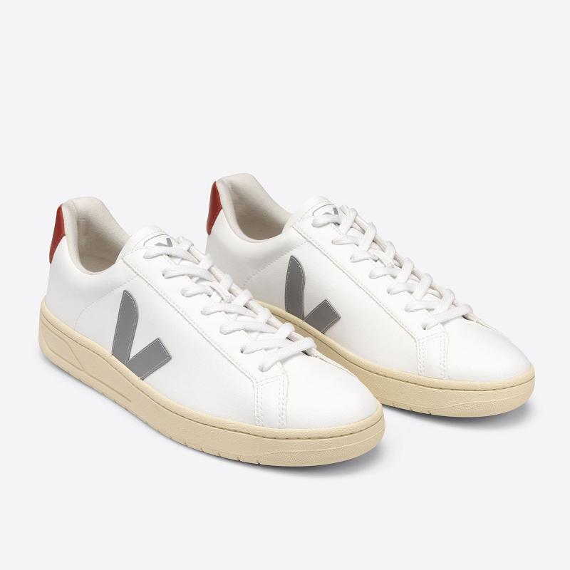 Tenis Veja Mujer Outlet - Urca Zapatillas Blancas Gris ES2038566